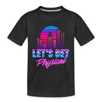 Obtenons l’esthétique Physique Vaporwave - T-shirt bio Premium Enfant - noir - Devant
