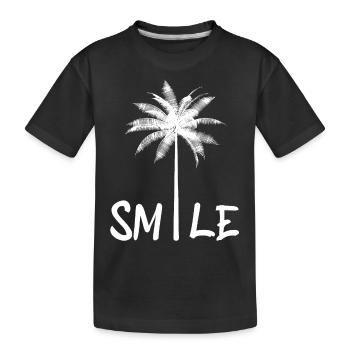 Just smile - T-shirt bio Premium Enfant - noir - Devant