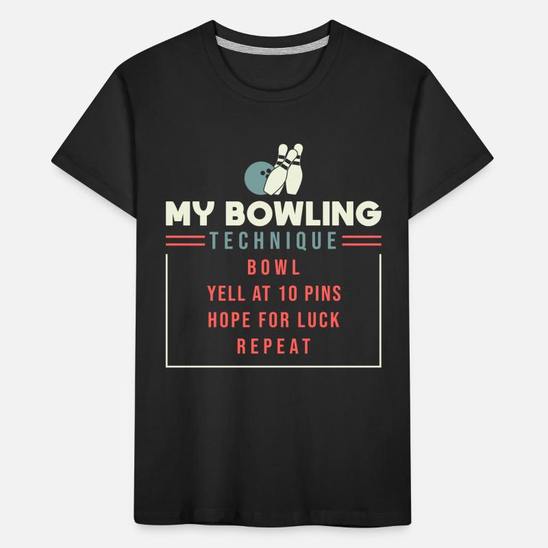 My Bowling Technique - Bowling Kinder Premium Bio T-Shirt