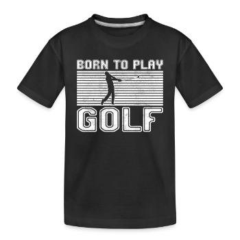 Golfe - T-shirt bio Premium Enfant - noir - Devant