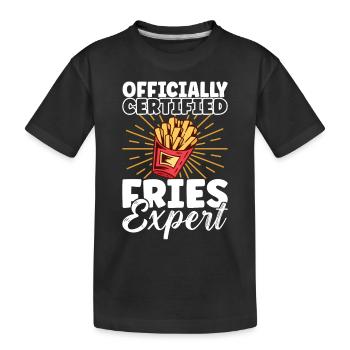 Hamburgers de restauration rapide - T-shirt bio Premium Enfant - noir - Devant