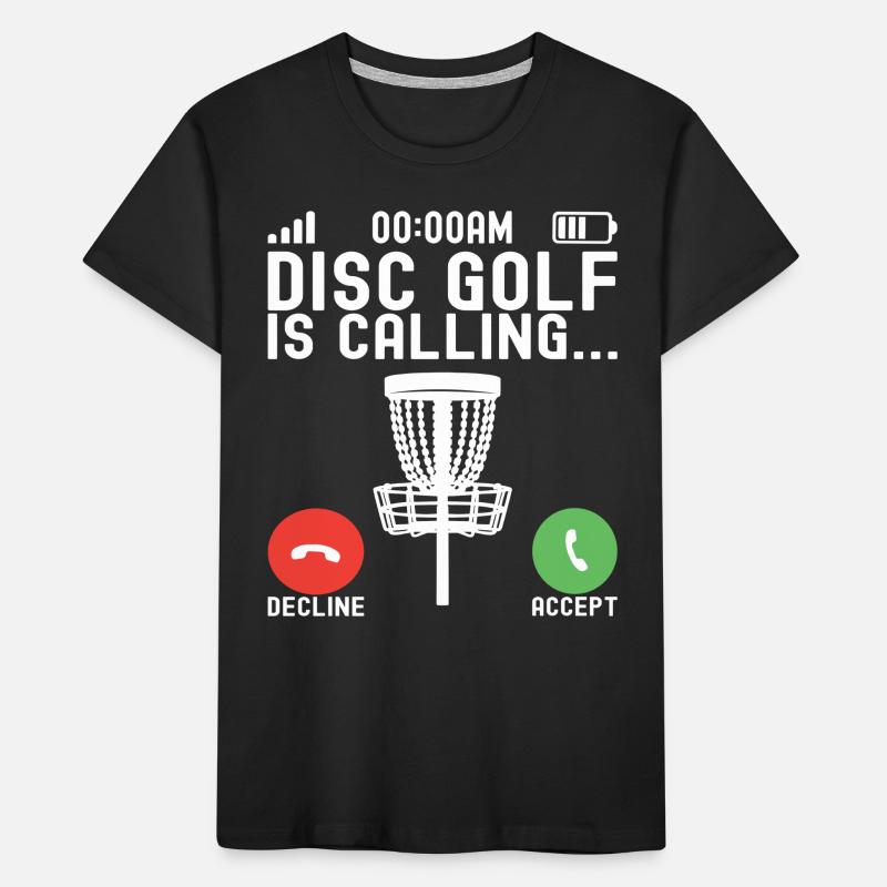 Disc Golf Disc Golfer Kids' Premium Organic T-Shirt