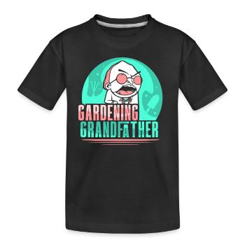 Jardinier Grand-père Jardinier Jardinier - T-shirt bio Premium Enfant - noir - Devant