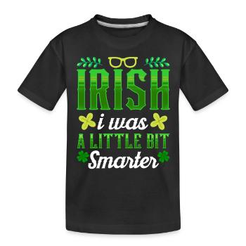 Saint-Patrick Gaélique Irlandais Irlandais - T-shirt bio Premium Enfant - noir - Devant