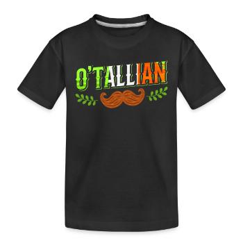 O’tallian Irlandais Italien Irlandais Irlande Gaélique - T-shirt bio Premium Enfant - noir - Devant