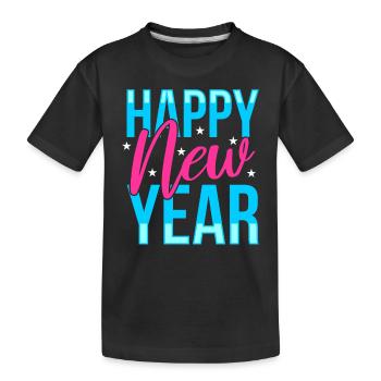 Bonne année !! - T-shirt bio Premium Enfant - noir - Devant