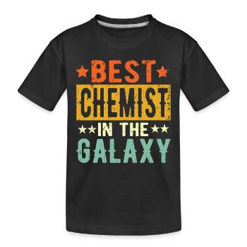 Meilleur chimiste de tous les temps Cadeau de chimiste - T-shirt bio Premium Enfant - noir - Devant