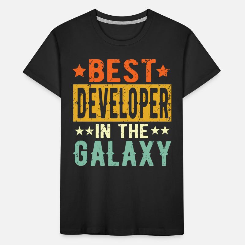 Best Developer ever Developer Gift Kids' Premium Organic T-Shirt