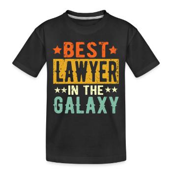 Best Anwalt ever Anwalt Geschenk - Kinder Premium Bio T-Shirt - Schwarz - Vorne