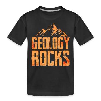 Géologie des roches - T-shirt bio Premium Enfant - noir - Devant
