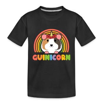 Guinea Pigs Breeding - Guinea - Kinder Premium Bio T-Shirt - Schwarz - Vorne