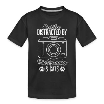 Facile à utiliser par le photographe et - T-shirt bio Premium Enfant - noir - Devant