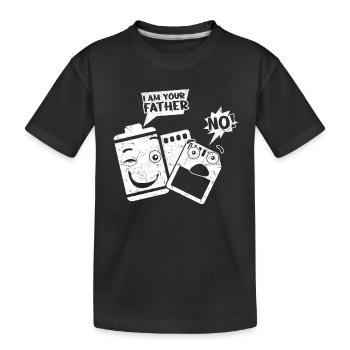 Fotofilm illustrieren Fotografen - Kinder Premium Bio T-Shirt - Schwarz - Vorne