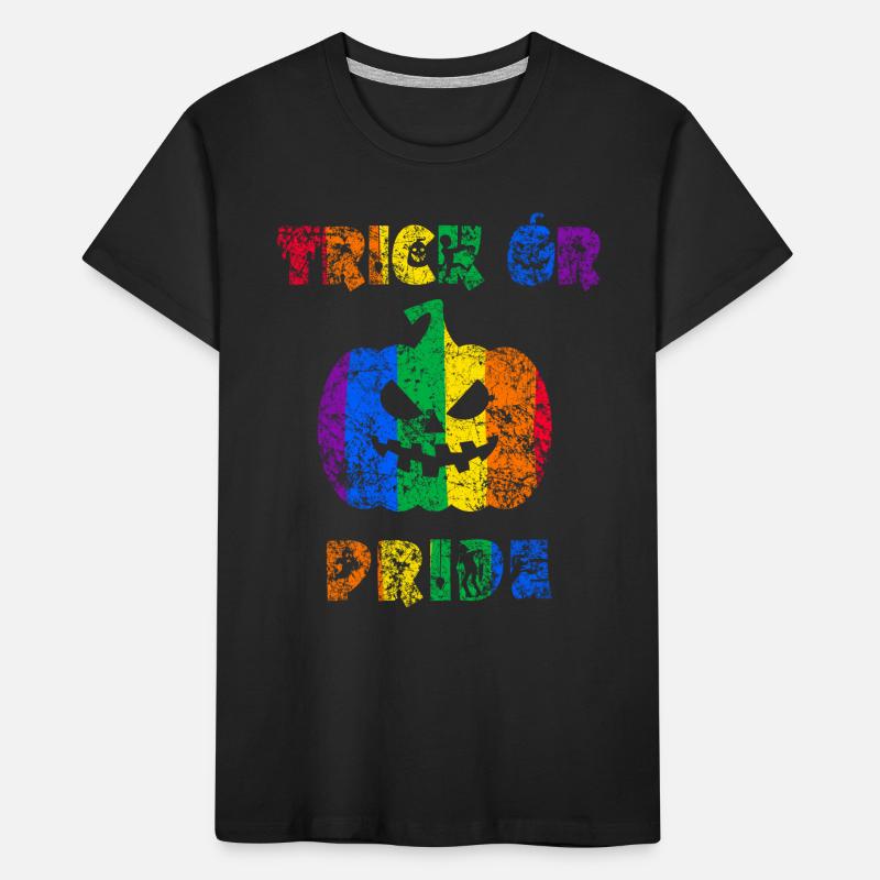 Trick oder Stolz Halloween Stolz Kinder Premium Bio T-Shirt