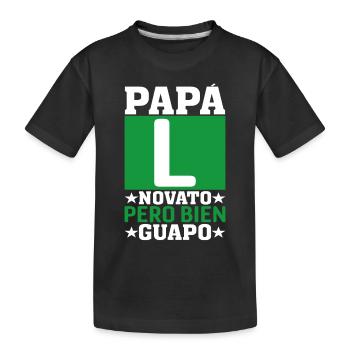 Nouveau Papa - T-shirt bio Premium Enfant - noir - Devant