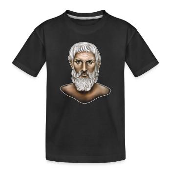 Epicure Philosophie grecque - T-shirt bio Premium Enfant - noir - Devant