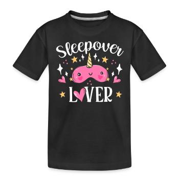 Amoureux de la nuit Hébergement Nuitée - T-shirt bio Premium Enfant - noir - Devant