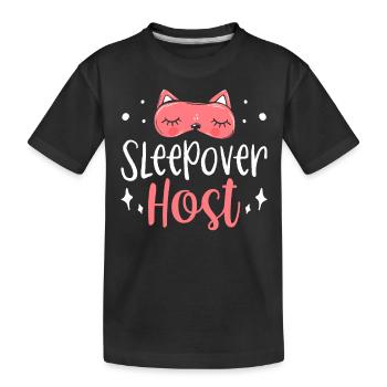 Hôtes nuitée Nuitée Nuitée - T-shirt bio Premium Enfant - noir - Devant