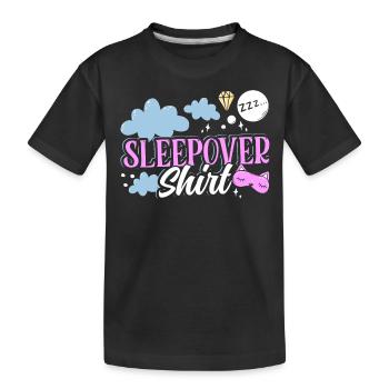 Chemise de nuit NuitÉe Fête - T-shirt bio Premium Enfant - noir - Devant