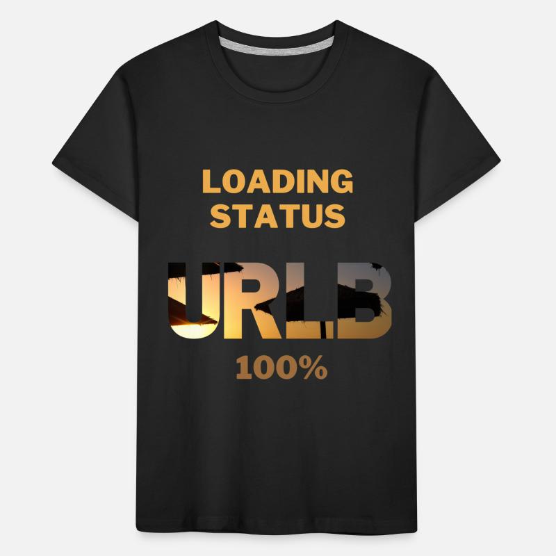 Loading Status URLB 100% Urlaub Sommer Strand Sun Kinder Premium Bio T-Shirt