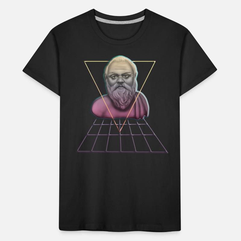 Socrates Philosopher Student Gift Kids' Premium Organic T-Shirt
