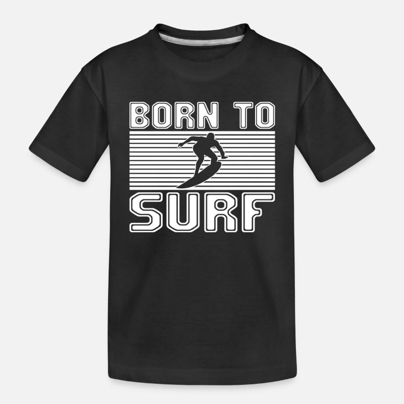 Surf - T-shirt bio Premium Enfant - noir