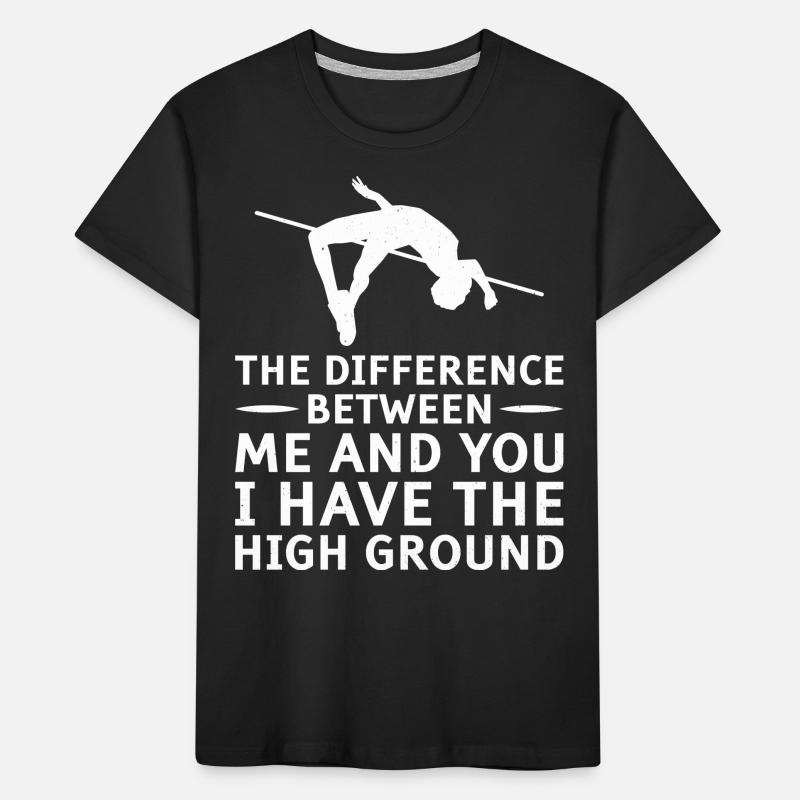 Pole Vault Pole Vault Athletics Kids' Premium Organic T-Shirt