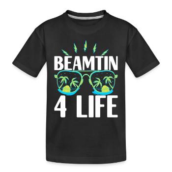 Beamter Beamtin Verbeamtung - Kinder Premium Bio T-Shirt - Schwarz - Vorne