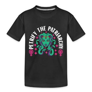 Feminism Feminist Feminist - Kids' Premium Organic T-Shirt - black - Front