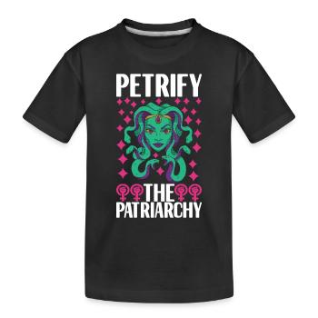 Feminism Feminist Feminist - Kids' Premium Organic T-Shirt - black - Front