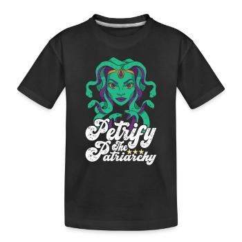 Feminism Feminist Feminist - Kids' Premium Organic T-Shirt - black - Front