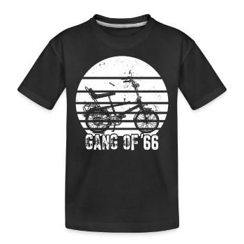 Bonanzarad Bonanza Bike Hipster Anniversaire 1966 - T-shirt bio Premium Enfant - noir - Devant