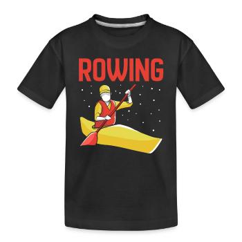 Aviron Aviron Aviron Aviron Bateau Aviron - T-shirt bio Premium Enfant - noir - Devant