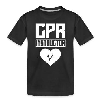 Erste Hilfe Kurs Leiter Sofortmaßnahmen Lehrer - Kinder Premium Bio T-Shirt - Schwarz - Vorne