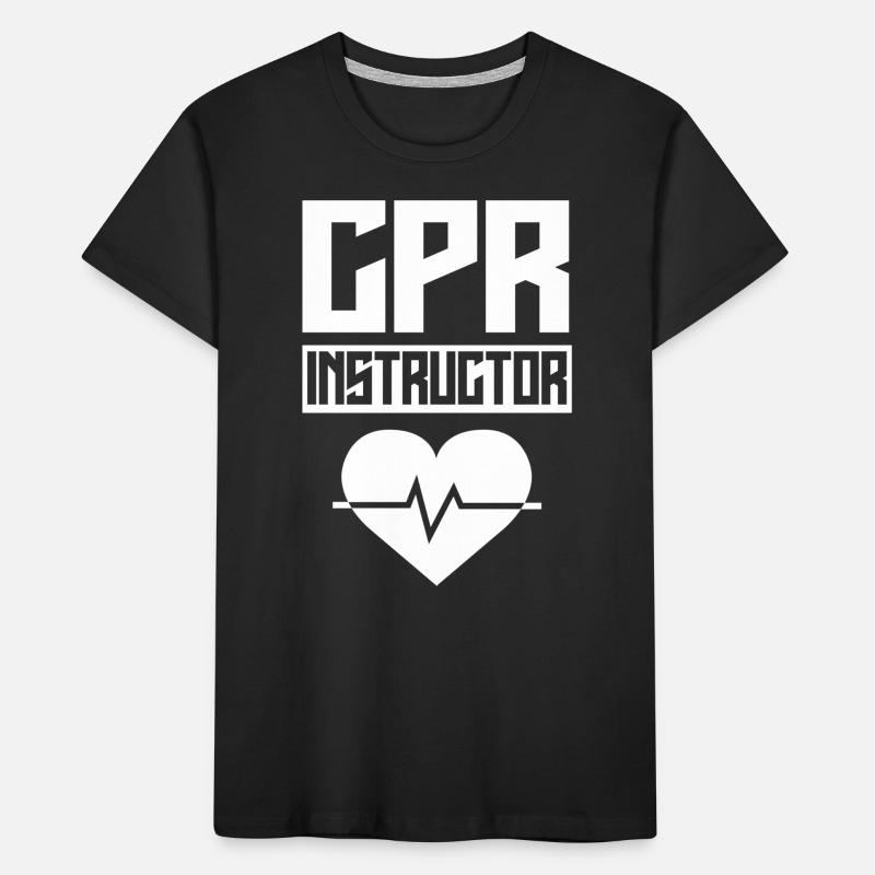 First Aid Course Leader Immediate Measures Teacher Kids' Premium Organic T-Shirt
