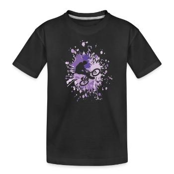 Vélo Astuces Color Splash - T-shirt bio Premium Enfant - noir - Devant