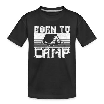 Camp - T-shirt bio Premium Enfant - noir - Devant