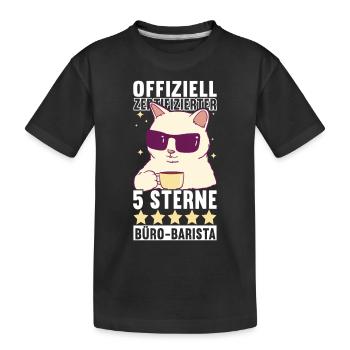 Farewell gift Job change colleagues - Kids' Premium Organic T-Shirt - black - Front