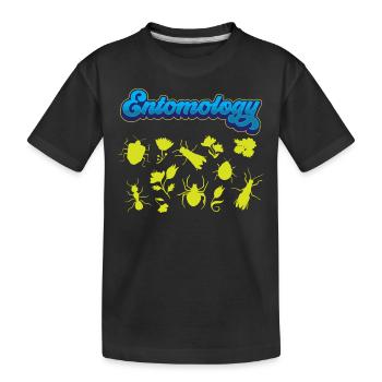 Équipe d’entomologie Profession Entomologiste Insectes - T-shirt bio Premium Enfant - noir - Devant