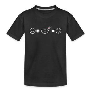 Chirurgie plastique Botox et injecteur d’infirmière esthétique - T-shirt bio Premium Enfant - noir - Devant