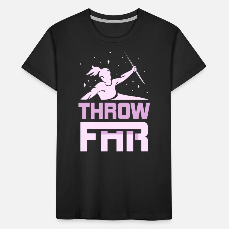 Werf Weit Lancer de javelot Lancer de javelot Lancer de javelot Lancer de javelot T-shirt bio Premium Enfant