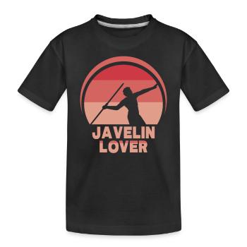 Amateurs de lancer de javelot Lancer de javelot Lancer de javelot Lancer de javelot - T-shirt bio Premium Enfant - noir - Devant