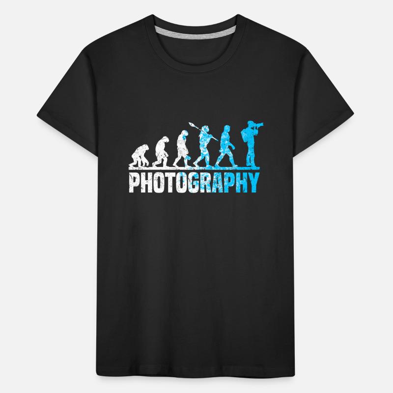 Photography Evolution Photographer Evolution Photo Kids' Premium Organic T-Shirt