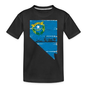 Nevada États-Unis État d’Amérique Nevadan Carson City - T-shirt bio Premium Enfant - noir - Devant