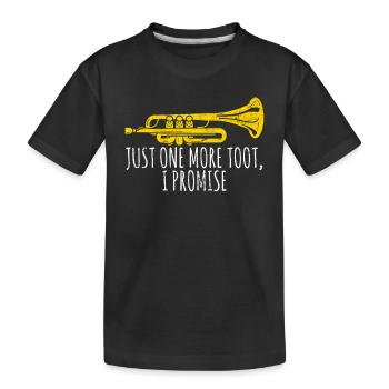 Juste un autre Toot Funny Trumpet Player Jazz March - T-shirt bio Premium Enfant - noir - Devant