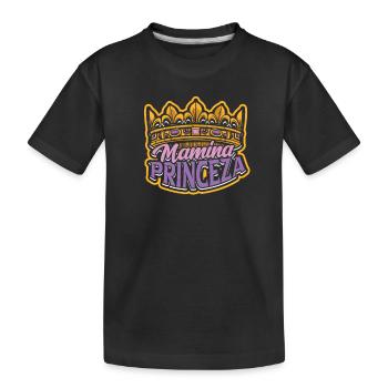 Balkan Jugo - Spruch Mamina Princeza - Balkan - Kinder Premium Bio T-Shirt - Schwarz - Vorne