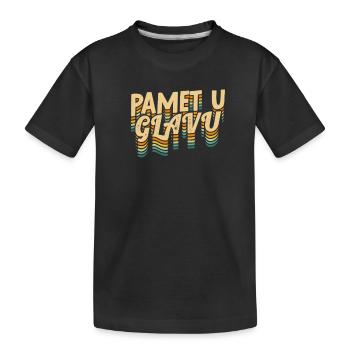 Balkan Jugo - Jugoslawien - Spruch - Pame u glavu - Kinder Premium Bio T-Shirt - Schwarz - Vorne