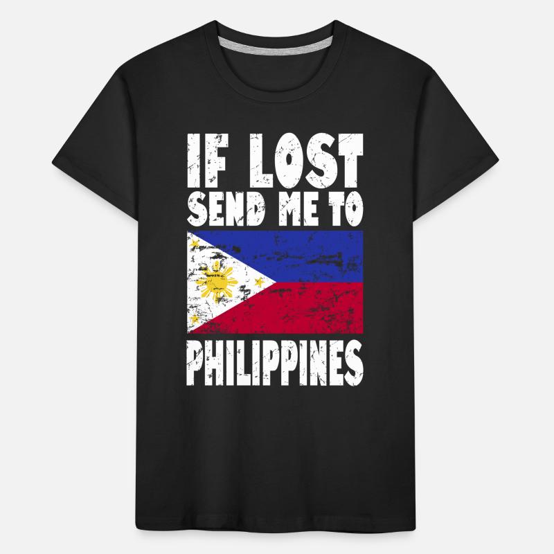 Drapeau des Philippines T-shirt bio Premium Enfant