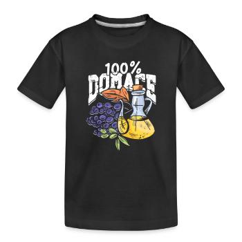 Balkan Jugo Disant 100% Domace - T-shirt bio Premium Enfant - noir - Devant