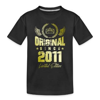 2011 limited edition - Kids' Premium Organic T-Shirt - black - Front